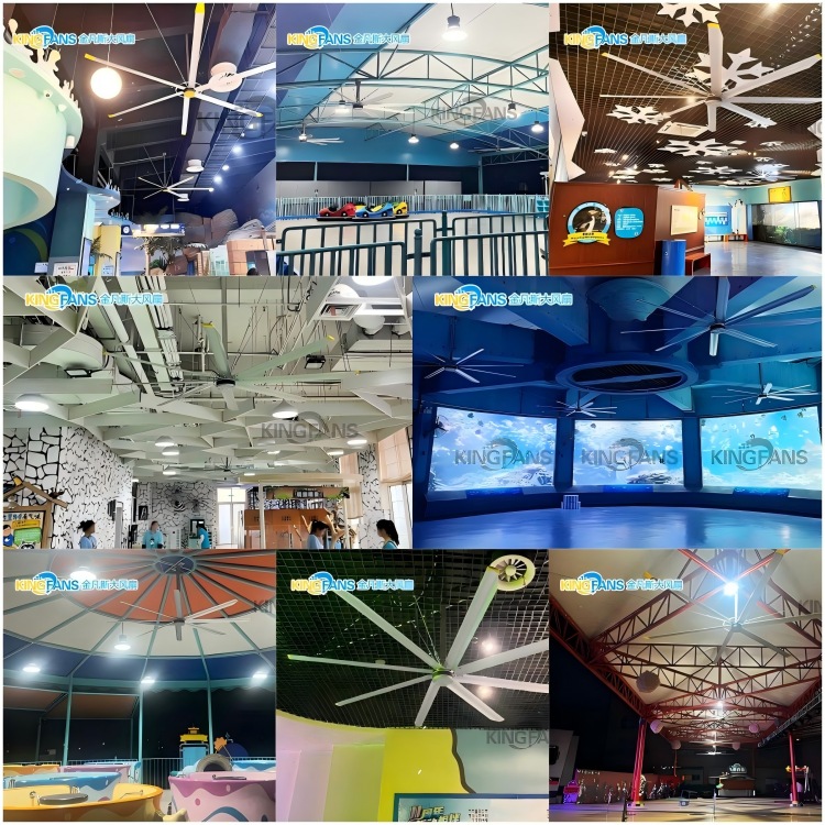 大型海洋公园选用金凡斯大风扇 大型海洋公园选用金凡斯大风扇