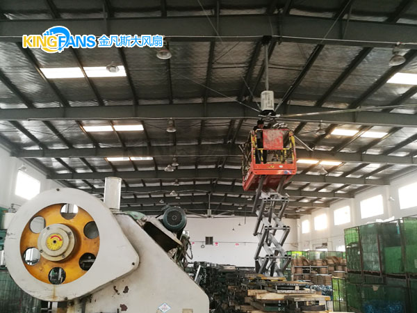 工业大风扇铝合金叶片的铆钉热处理与铆接