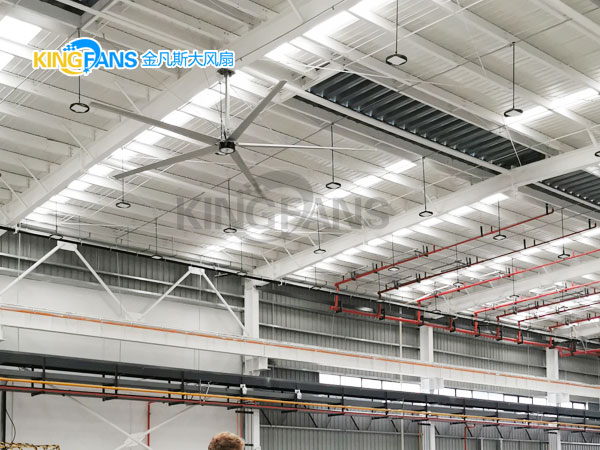 大风扇能保持干爽的地面安全的工作环境